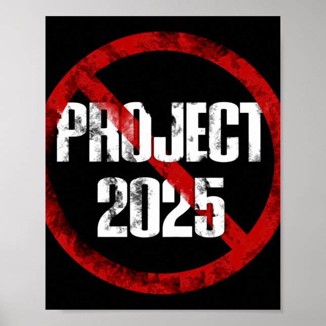 No Project 2025 1  Poster (Front)