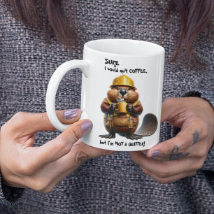 No Quitter Large Coffee Mug