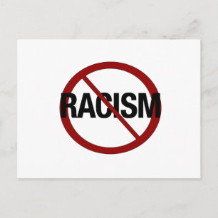 No Racism Postcard