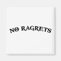 No Ragrets Mispelled Regrets Tattoo