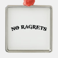 No Ragrets Mispelled Regrets Tattoo