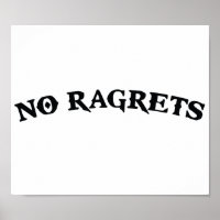 No Ragrets Mispelled Regrets Tattoo
