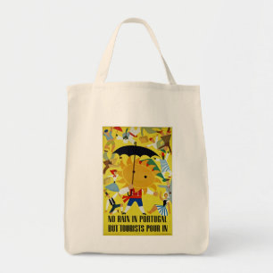 No Rain in Portugal~ But Tourist Pour in Tote Bag