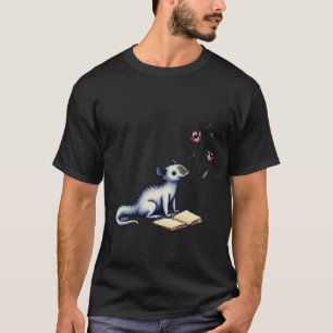 No Rain No Flower Poetcore Axolotl Wildflower Sket T-Shirt