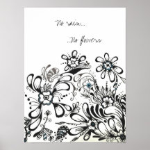 No rain, No flowers poster