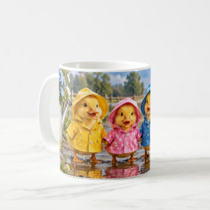 No Rain No Rainbows Duckling Mug