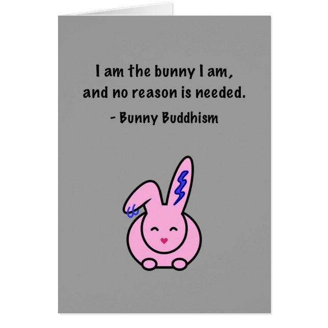 No Reason Is Needed Card (Front)