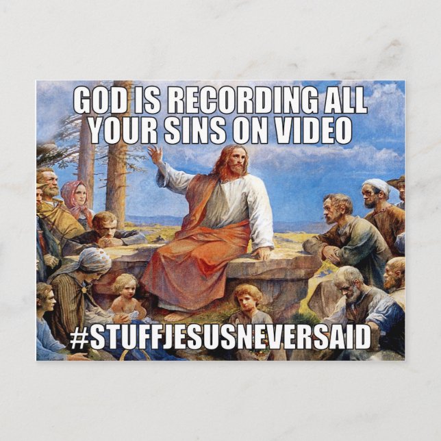 No Record of Wrongs (SJNS) Postcard (Front)