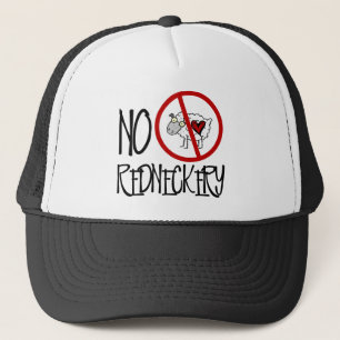 No Redneckery! Funny Redneck Sheep Trucker Hat