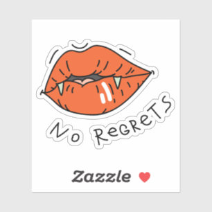 No Regrets Red Lips Valentine