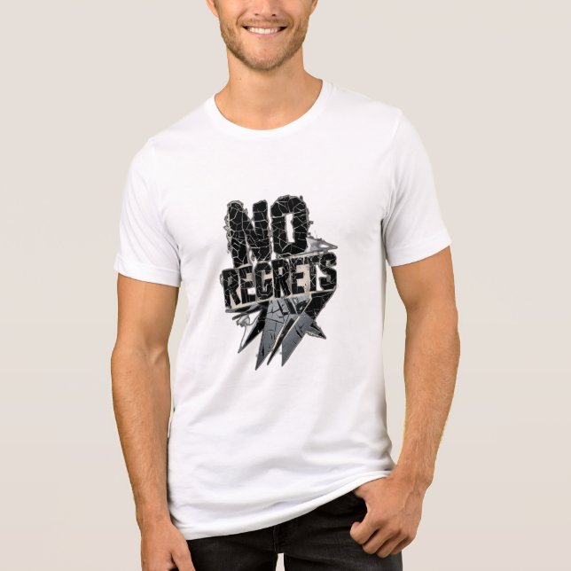 No Regrets Tri-Blend Shirt (Front)