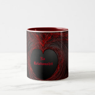 No Relationshit Two-Tone Coffee Mug