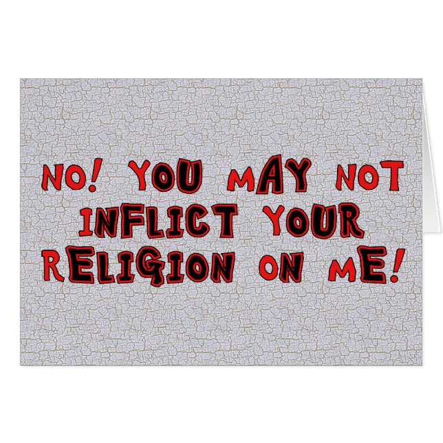 No Religion (Front Horizontal)