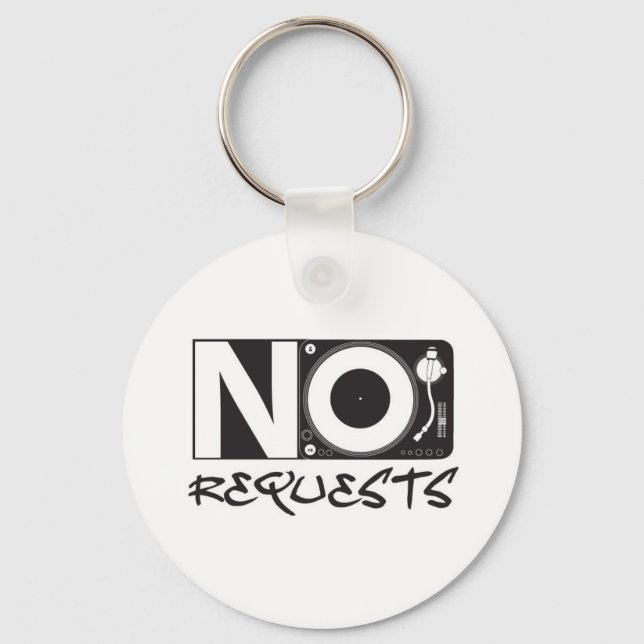 No Requests Key Ring (Front)
