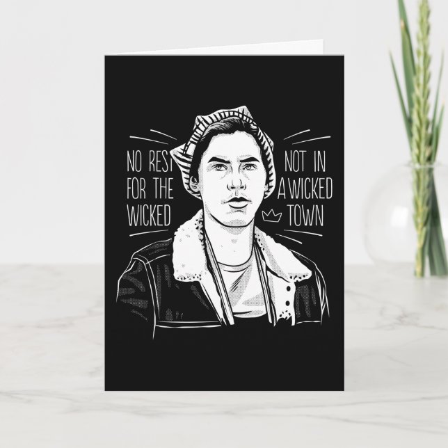 No Rest For The Wicked Card (Front)