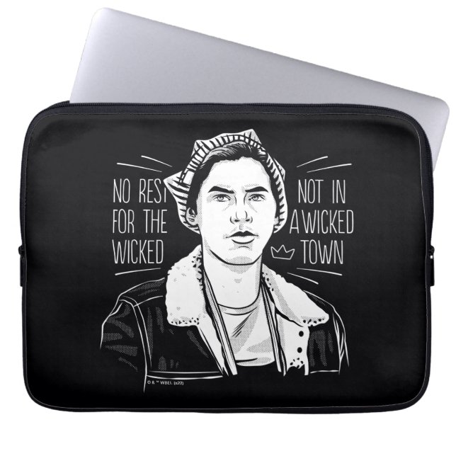 No Rest For The Wicked Laptop Sleeve (Front)