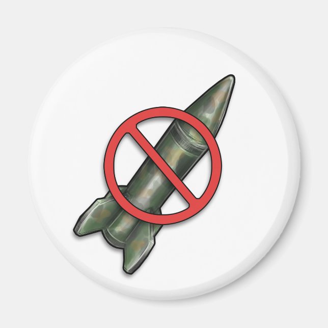 NO rockets Magnet (Front)