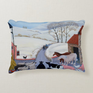 No Room at the Inn Decorative Cushion