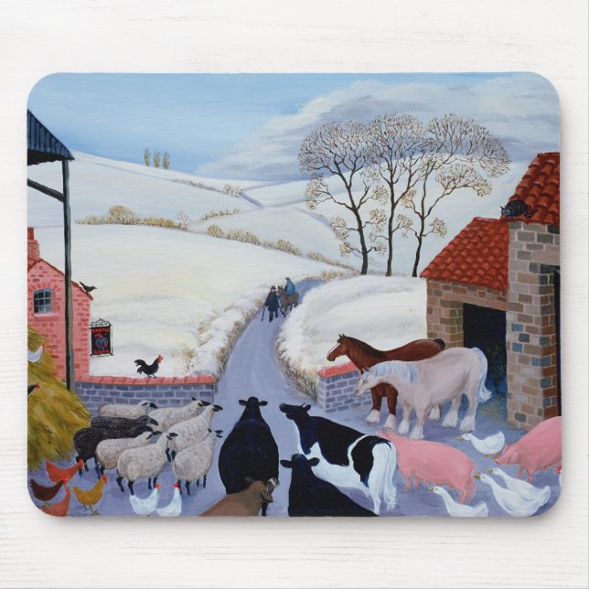 No Room at the Inn Mouse Pad (Front)