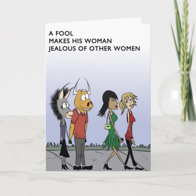 No Room For Jealousy Card (Front)