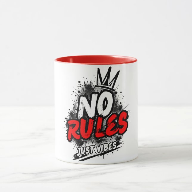 No Rules Graphic Mug (Center)