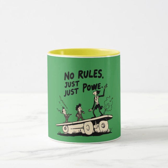 No Rules Just Power – Strong Mindset Motivational  Mug (Center)