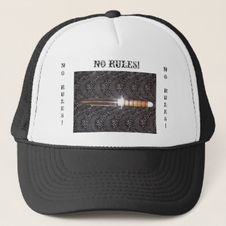 NO RULES!, NO RULES!, NO RULES! TRUCKER HAT