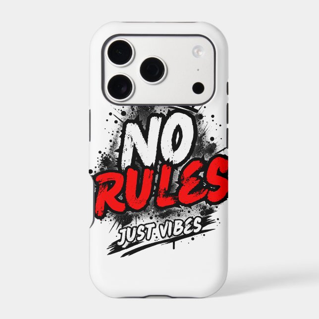 No Rules Phone Case (Back)