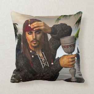 No Rum No Ship No hat American MoJo Pillow