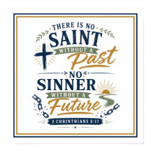 No Saint Without A Past Christian Quote Modern