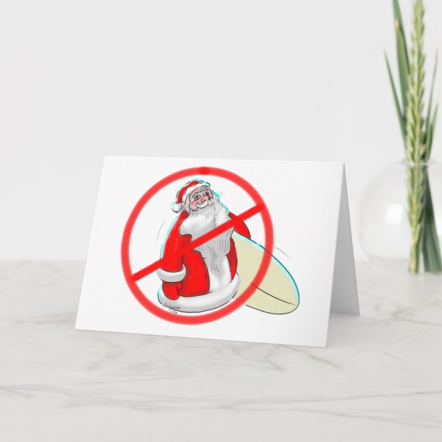 nO sAnTa! Holiday Card (Front)