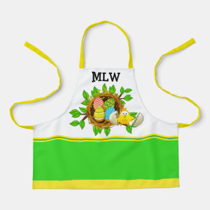 No Scallop Adorable SPRING Cookies Apron