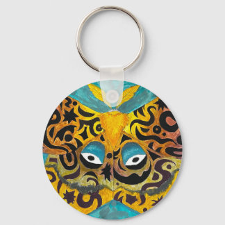 No Seeing Moth Key Ring