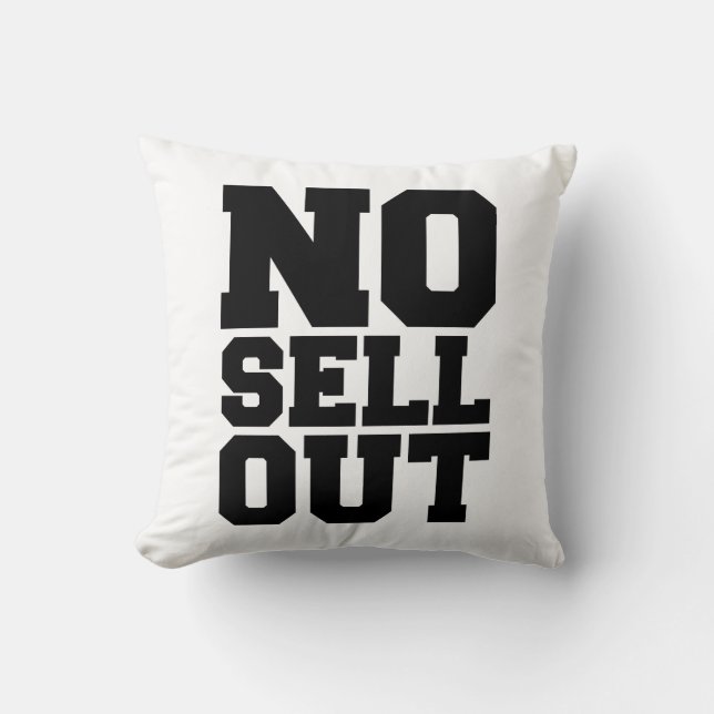 NO SELL OUT CUSHION (Front)