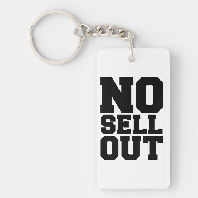 NO SELL OUT KEY RING (Front)