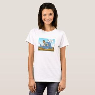 No Shaaark finning white T-shirt
