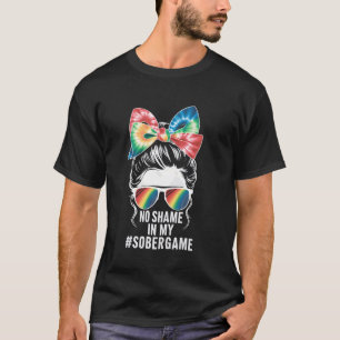 No Shame In My Sober Game Narcotics Anonymous T-Shirt