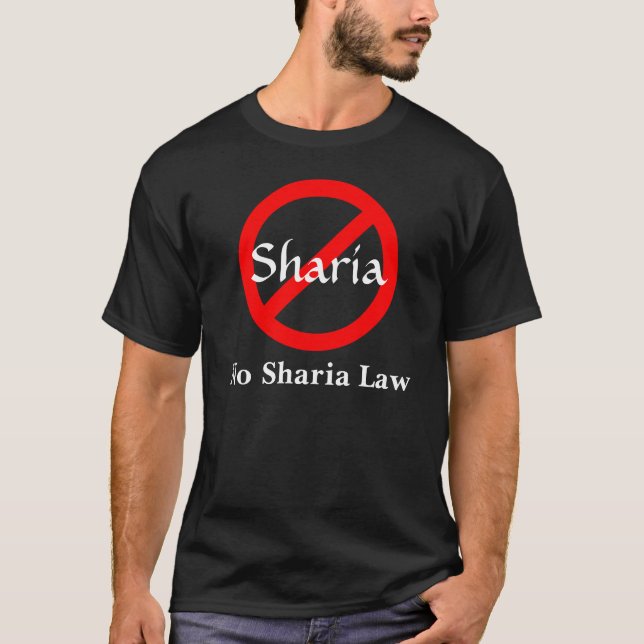 No Sharia Law T-Shirt (Front)