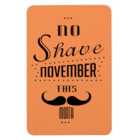 No Shave November Funny Text Design