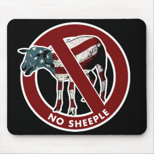 No Sheeple Mousepad