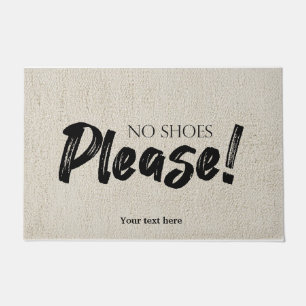 No shoes please doormat