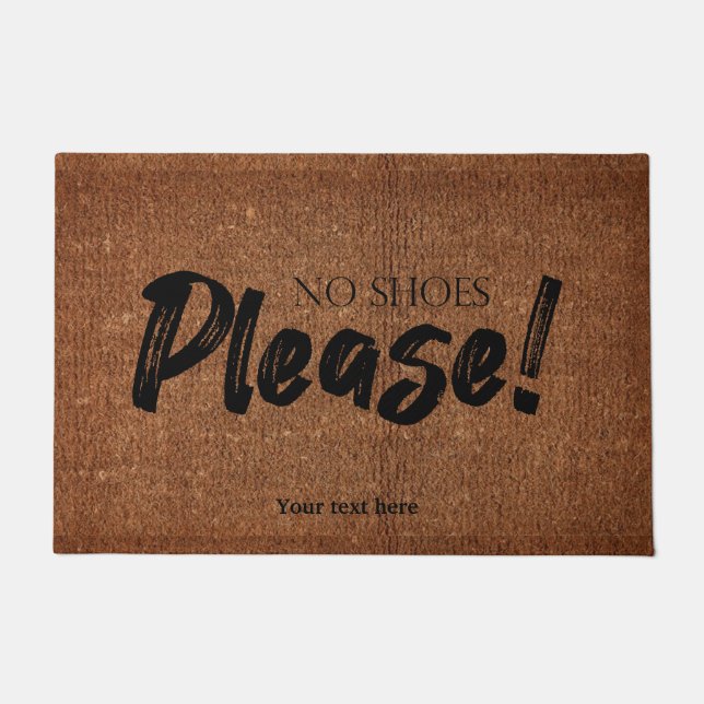 No shoes please doormat (Front)