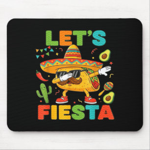 No Siesta Lets Fiesta Cinco Mayo Taco Party Time _ Mouse Pad