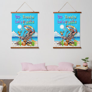 No Siesta Let's Fiesta Hanging Tapestry