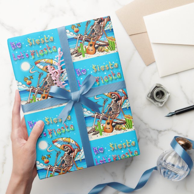 No Siesta Let's Fiesta Wrapping Paper (Gifting)