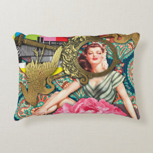 No-Signal - Cheeky Lady Decorative Cushion