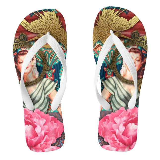 No-Signal - Cheeky Lady Flip Flops (Footbed)