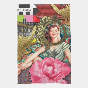 No-Signal - Cheeky Lady Tea Towel