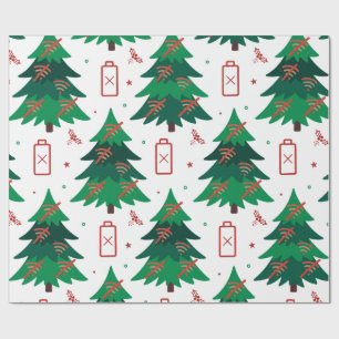 No Signal Funny Christmas Wrapping Paper