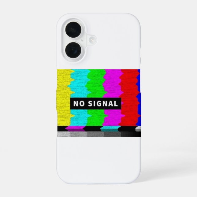 No Signal iPhone Case (Back)
